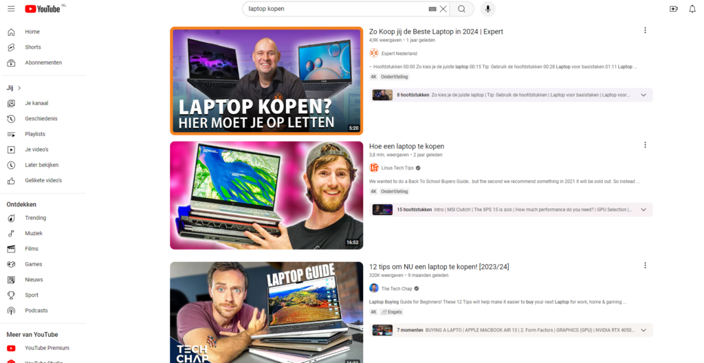 Social SEO op YouTube