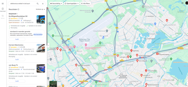 Local map pack - local SEO